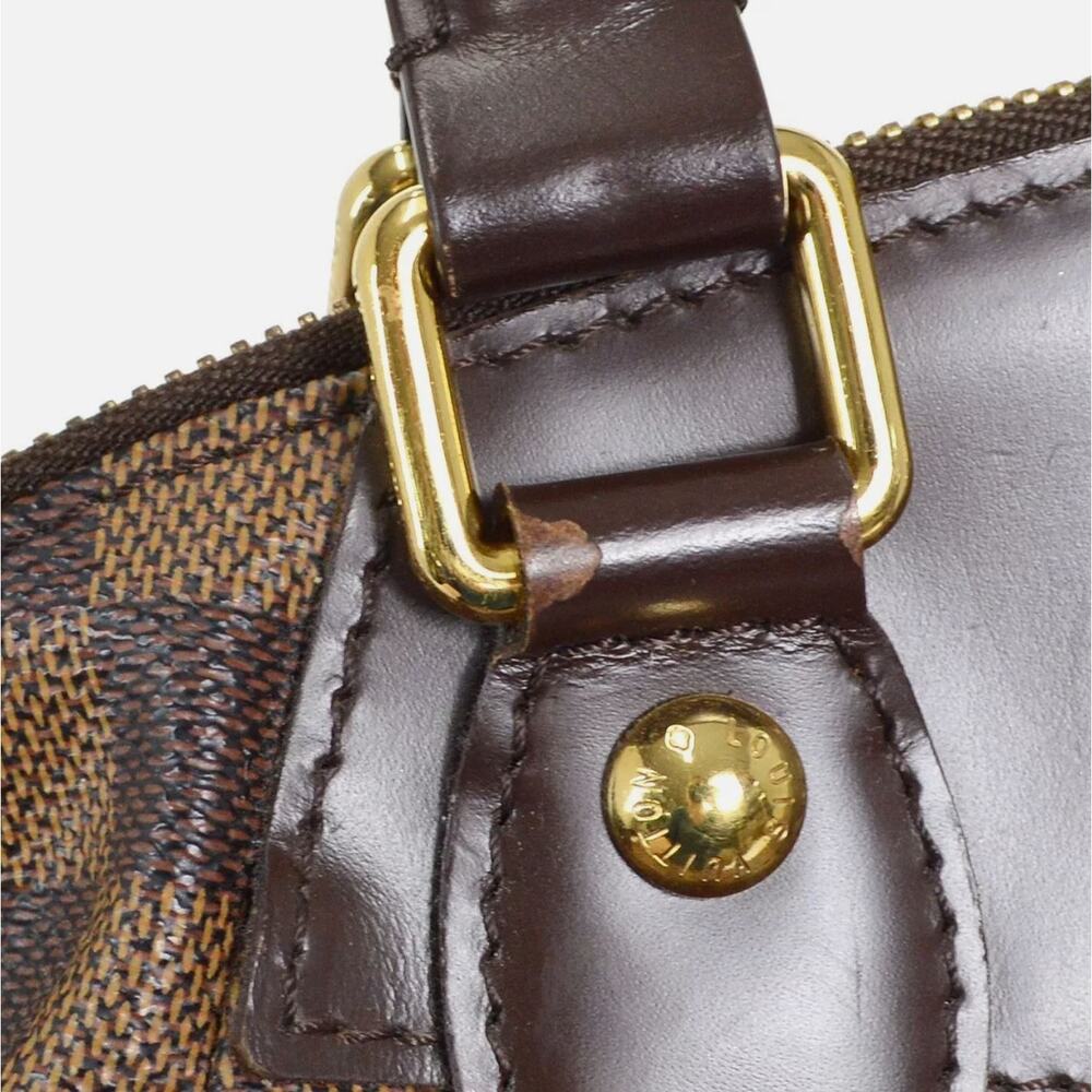 Louis Vuitton Verona PM Damier Ebene Handbag Brown Checkered Classic - Picture 8 of 15